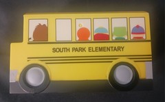 ULTRA RARE Dead Kenny Chase South Park Smols Culturefly 3″ Vinyl Figure W/ Bus