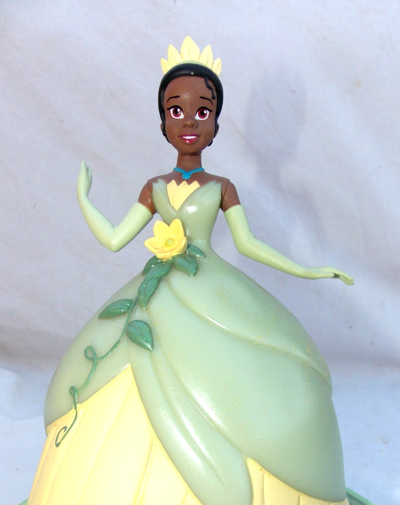 RARE Disney Princess Tiana 12″ Musical & Light Up Coin Bank 2014