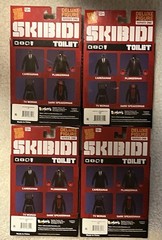 SET OF 4! Skibidi Toilet Deluxe Figure TV Woman Speakerman Cameraman Plungerman