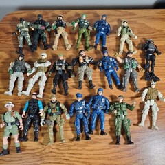 Chap Mei Soldier Military Lot 20 Action Figures Army Special Forces Various Toys