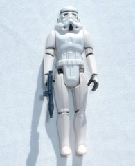 REAL NICE Stormtrooper EARLY 3 LINE LOGO ORIGINAL WEAPON Vintage Star Wars