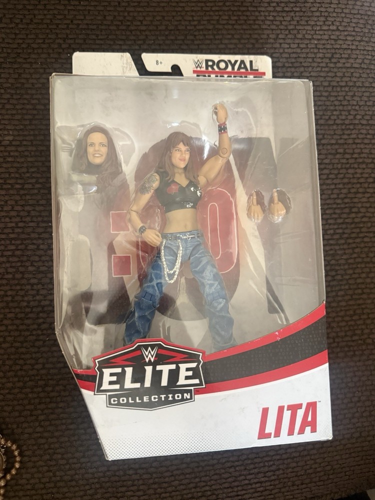 WWE ELite Lita Royal Rumble Wrestling Figure Target Exclusive 2006 Flashback