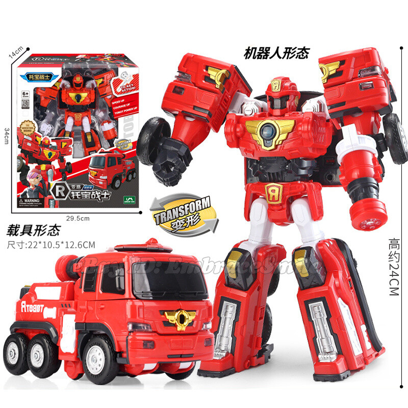 RESCUE TOBOT R Transforming Convert Car to Robot Action Figure Toy Boy Gift