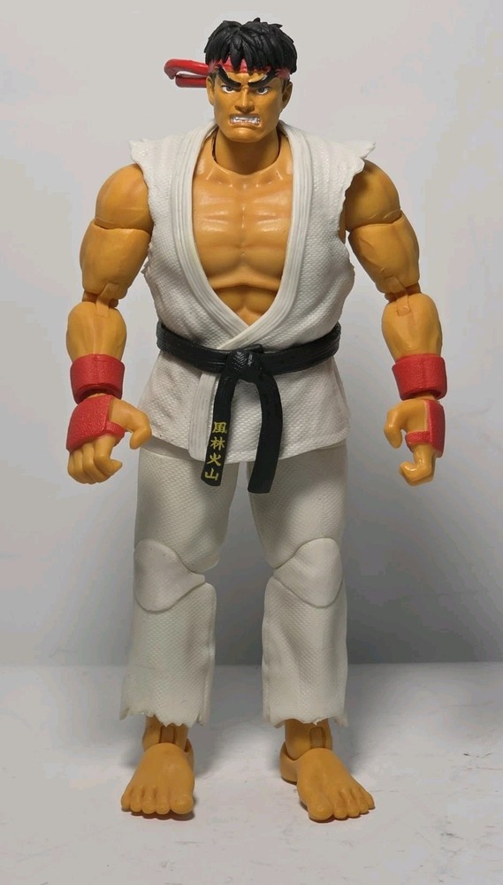 Jada Toys Street Fighter II 6″ Ryu Action Figure Toy Official Licensed by Capcom