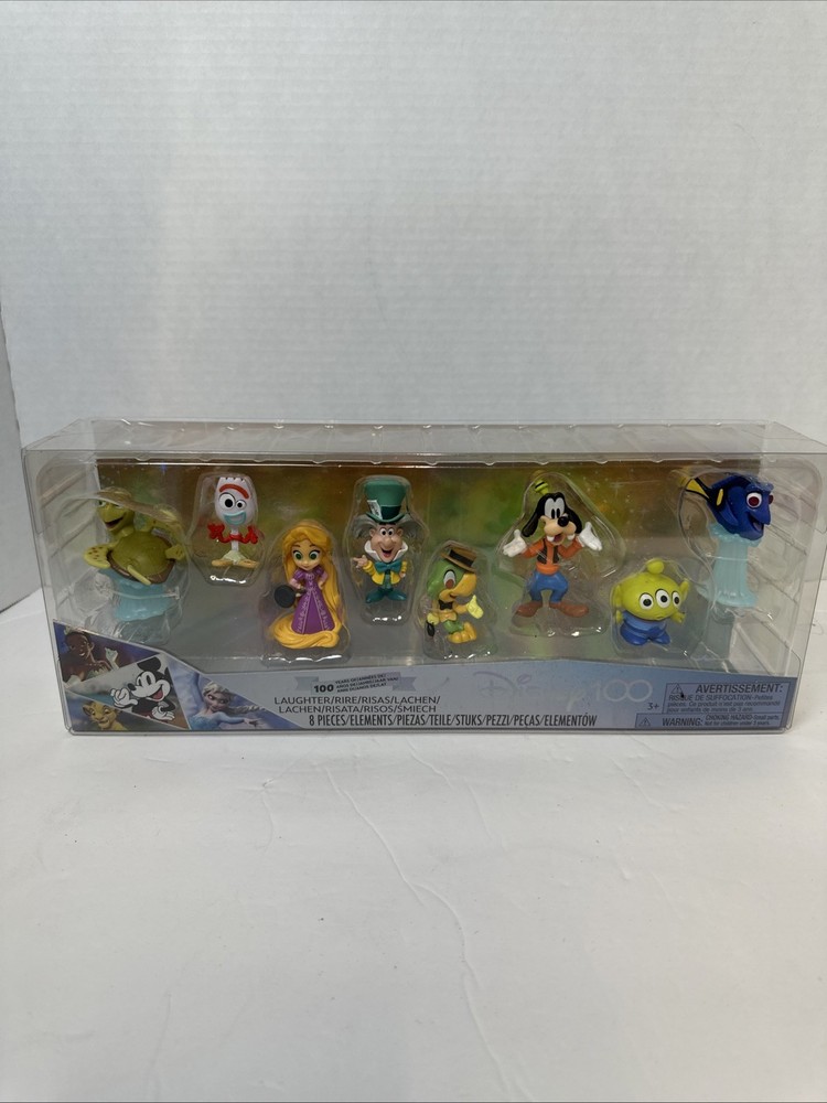 Disney 100 Years Of Laughter 8 Figure Collectors Set Limited Edition Figurines