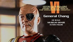 EXO-6 Star Trek General Chang, Commander Kruge &Commander DATA (stnd)
