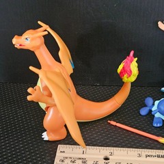 POKEMON BATTLE Deluxe 4.5″ Action FIGURE LOT CHARIZARD ASH KETCHUM POPPLIO NICE
