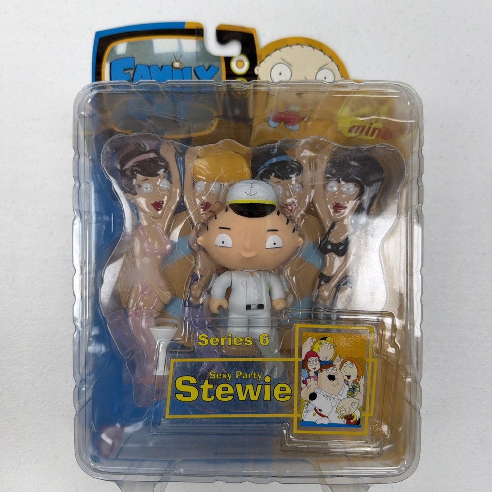 Stewie Sexy Party Family Guy Series 6 2006 Mezco Figure Griffin NEW SEALED