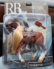 LANARD ROYAL BREEDS QUARTER Horse Figurine And Comb, Quarter Horse