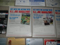 Vintage 1980s File Card Blueprints Accessories Game G.I. GI Joe Figure 3.75 ARAH