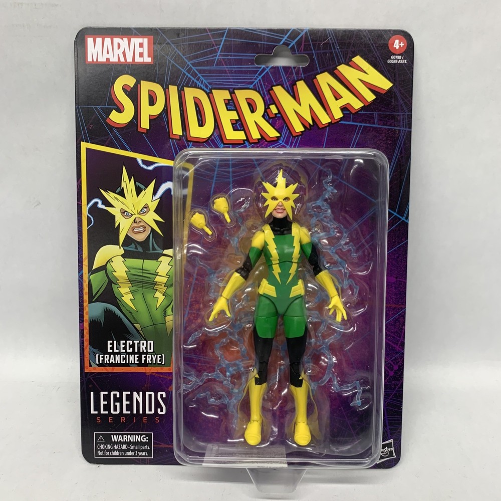🔥✅ Marvel Legends Electro Francine Frye 6″ Figure Spider-Man HASBRO 2025 🆕