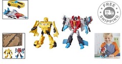 Collectible Bumblebee & Starscream 7-Inch Transformers Figures for Kids Ages 6+