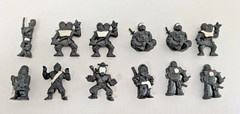 1980s Panosh Ninja Mites — Huge Lot of 72 Action Figures!