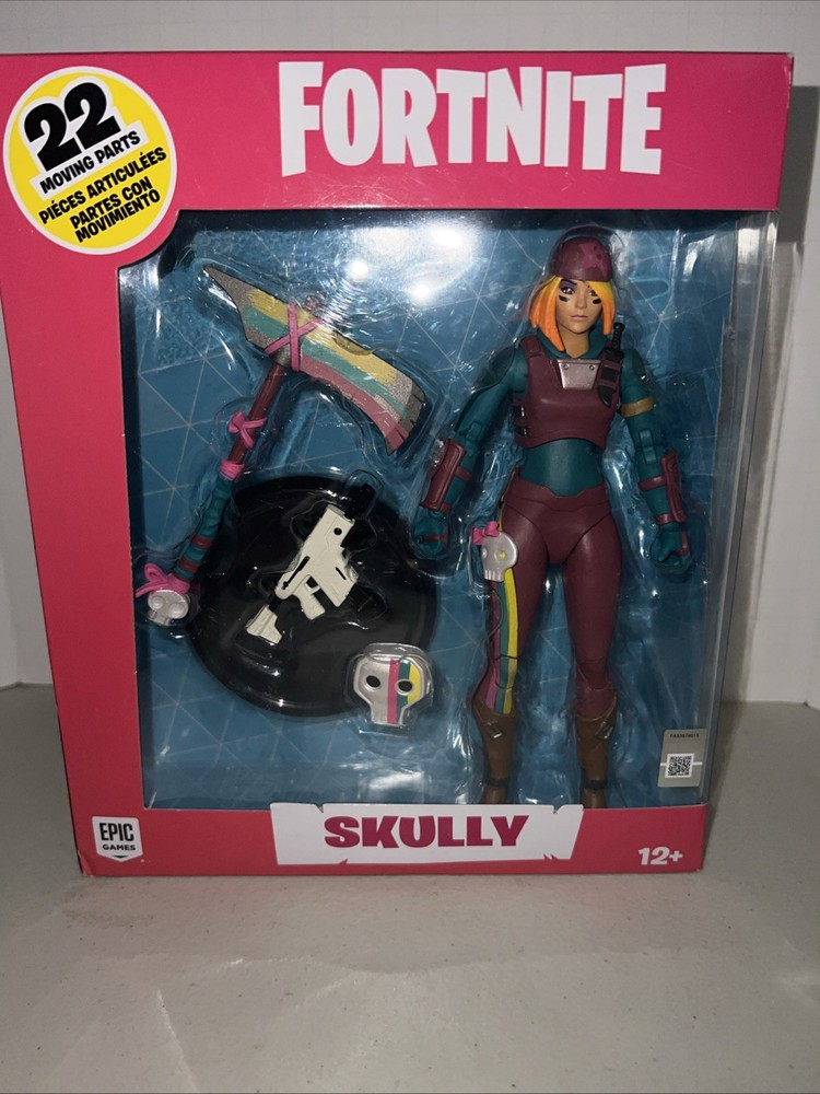 Fortnite 7″ Skully Action Figure 2019 Epic Games McFarlane New!