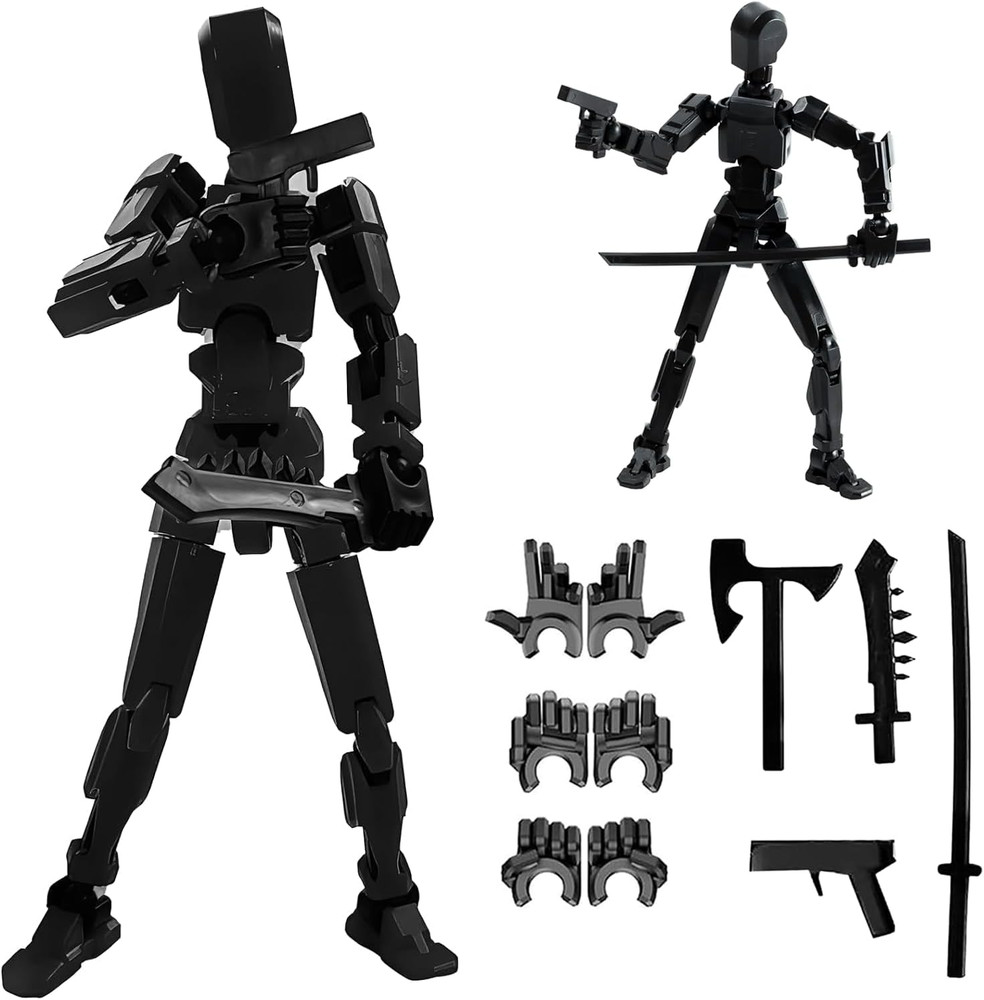 Assembled – Upgrade 3D Print Multi-Articulated Action Figure, T13 Action Figure,