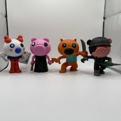PIGGY Minifigure Collectible Figure Mini Toon Phat Mojo PVC Set of 4
