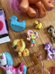 My Little Pony Lot Figures Comb MLP Flocked Mixed Mini Megan Hasbro Toys