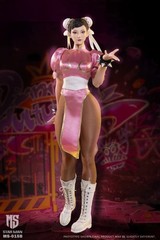 MS-015B: Star Man 1/6 Street Fighter Chun-li Female Action Figure (Pink Ver.)