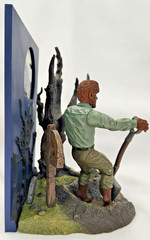 Universal Studios Monsters THE WOLF MAN Figure Cemetary Diorama 2003 Jakks