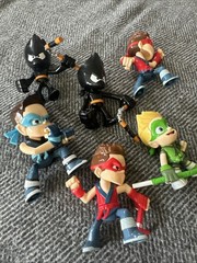 Lot of Ninja Kidz TV Action Figures – Series Mini Toy Lot