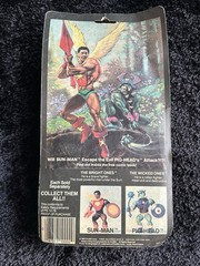 Olmec Rulers of the Sun Pig-Head Pig Action Figure Shield Mace Comic 1985
