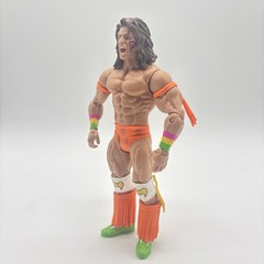 WWE Mattel Basic Series 2 The Ultimate Warrior Action Figure Orange Trunks 2011