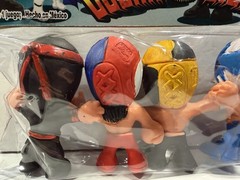 LUCHA LIBRE SET Luchadores Cabezones 3″ Action Figures Mexican Toys set
