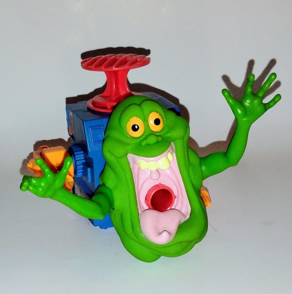 Vintage 1986 Kenner The Real Ghostbusters SLIMER Gooper Green Ghost with Plunger