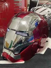 AUTOKING 1:1 Wearable JARVIS Voice Control Cosplay Iron Man MK5 Helmet Mask Gift