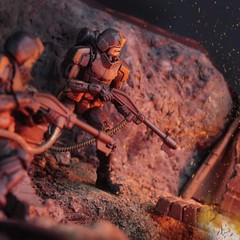 ACID RAIN / ANNEX 2179 1/18: FAV-C05 Abaddon Flame Trooper *USA Seller*