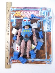 2b Sungold Machine Force Complete figure, cardback, Galaxy Warriors, motu, ko