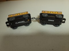 Thomas Train Metal Annie & Clarabel Trains Fit on Wooden Tracks (Hooks) 2020