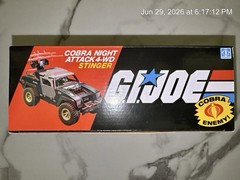 GI Joe Retro Collection – Cobra Night Attack 4-WD Stinger with Cobra Officer