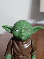 Vintage Star Wars 1980 LILI LEDY YODA Pac Man Eyes Figure Only! NO COO! REGRESO!