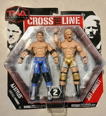 Aj Styles & Jeff Jarrette Cross The Line TNA Deluxe Impact Serie 3 Jakks Pacific