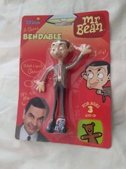 Mr Bean A Beany Bendable Vintage Figure 6″ 1990 NJ Croce Tiger Aspect New Sealed