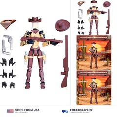 Western Cowboy t13 Action Figure｜Assembly Completed｜ 3D Printed Dummy 13 for …