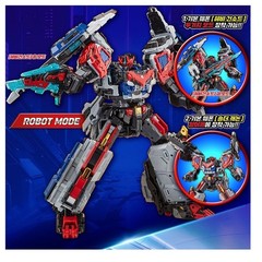 Metal Cardbot W HEAVY IRON W Transforming Robot Trailer Truck Toy 2025