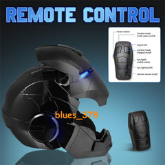 US SHIP! Iron Man MK5 Black 1:1 Cosplay Helmet Wearable Voice-control Open&Close
