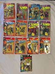 Vintage 1990s Toy Biz Marvel X-Men & X-Force Action Figures Lot of 13 NIP