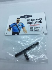 Big Boss Man Nightstick Baton WWF Hasbro Series 1 1990 Reproduction Night Stick