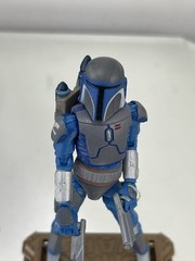 Star Wars Clone Wars mandalorian Warrior Jetpack Stand Blaster From Battlepack
