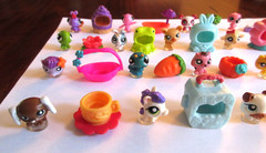 LITTLEST PET SHOP RARE TEENSIES SUPER PACK COMPLETE SET + SHINY DRAGONFLY