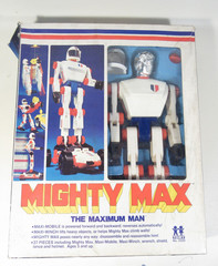 VTG 1976 TOMY Mighty Max The Maximum Man Figure Mobile Winch w/ Box – WORKS