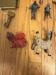 Vtg DreamWorks Shrek Figure Lot Donkey Thelonious Gingerbread Guard Dragon Puss