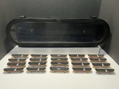 Tech Deck • Wall Display Carry Case & Lot of 20 Fingerboard Skateboards