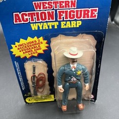 Vintage Imperial Toys Legends of the Wild West Wyatt Earp Figure 1991 New