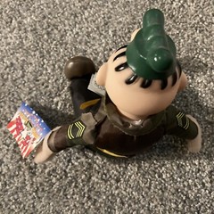 Beetle Bailey Sarge Camo Plastic Head Soldier Sitting Plush 2004