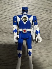 Vintage 1993 Mighty Morphin Power Rangers Blue Ranger Head Flip Figure Bandai