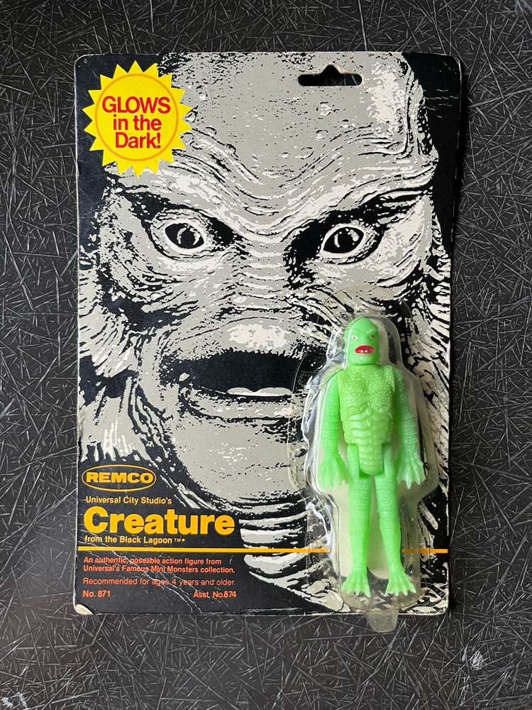 Vintage 1980 Remco Monster GLOW IN THE DARK Creature Universal Monsters Sealed